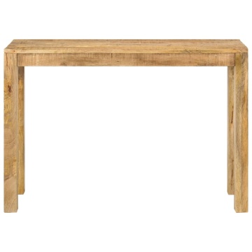 Masă consolă, 110x35x76 cm, lemn de mango nefinisat - Img 2