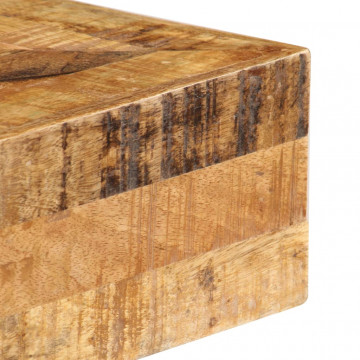 Masă consolă, 80 x 40 x 75 cm, lemn masiv de mango - Img 5