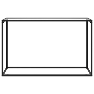 Masă consolă, transparent, 120x35x75 cm, sticlă securizată - Img 2