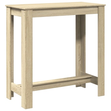 Masă de bar, stejar Sonoma, 102x50x103,5 cm, lemn prelucrat - Img 2