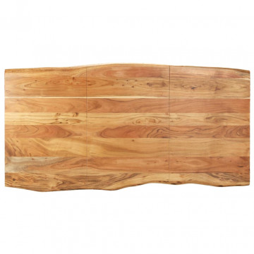 Masă de bucătărie, 180 x 90 x 76 cm, lemn masiv de acacia - Img 4