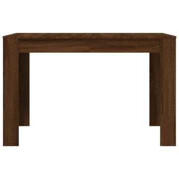 Masă de bucătărie, stejar maro, 120x60x76 cm, lemn prelucrat - Img 4