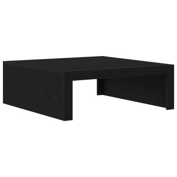 Masă de cafea din stejar negru - 100x100x35 cm din lemn laminat - Img 2