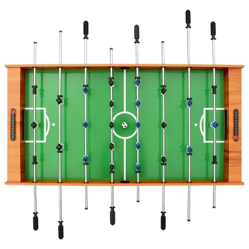 Masă de fotbal pliantă, maro deschis, 121 x 61 x 80 cm - Img 8