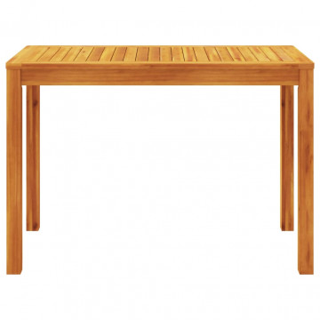 Masă de grădină, 110x55x75 cm, lemn masiv de acacia - Img 4