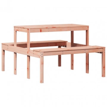Masă de picnic, 110x134x75 cm, lemn masiv douglas - Img 2