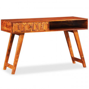 Masă de scris din lemn masiv de sheesham 118 x 50 x 76 cm - Img 6
