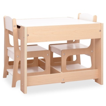Masă pentru copii cu 2 scaune, MDF - Img 4