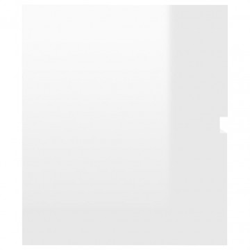 Mască de chiuvetă, alb extralucios, 60 x 38,5 x 45 cm, PAL - Img 7