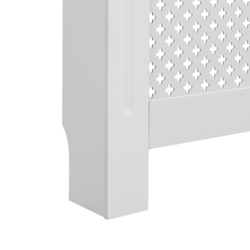 Mască pentru calorifer, alb, 172x19x81,5 cm, MDF - Img 5
