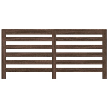 Mască pentru calorifer, stejar maro 175x20x82 cm lemn prelucrat - Img 3