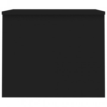 Măsuță de cafea, negru, 80x50,5x41,5 cm, lemn prelucrat - Img 8