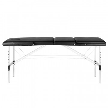 Masuta De Masaj Neagra Cu 3 Sectiuni, Din Aluminiu - Img 4