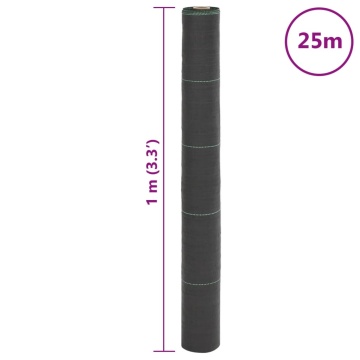Membrană antiburuieni, negru, 1x25 m, PP - Img 7