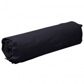 Membrană geotextilă, negru, 1 x 50 m, fibră de poliester - Img 4
