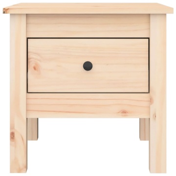 Mese laterale, 2 buc., 40x40x39 cm, lemn masiv de pin - Img 7