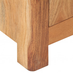 Noptieră, 40x30x50 cm, lemn masiv de acacia - Img 6