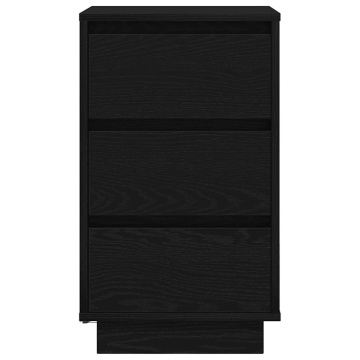 Noptiera cu lumini LED Negru 38x34x65 cm - Img 6