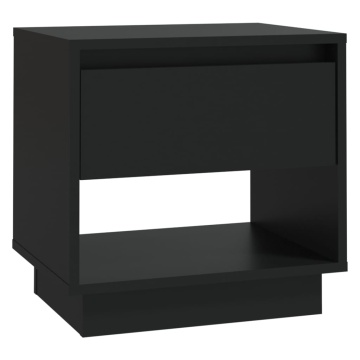 Noptieră, negru, 45x34x44 cm, PAL - Img 2