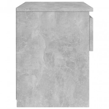 Noptiere, 2 buc., gri beton, 40x30x39 cm, PAL - Img 5