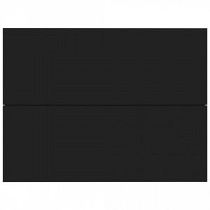 Noptiere, 2 buc., negru, 40 x 30 x 30 cm, PAL - Img 8