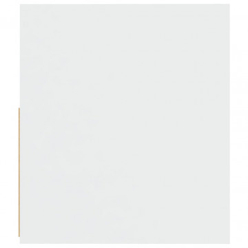 Noptiere cu LED-uri, 2 buc., alb, 60x35x40 cm - Img 5