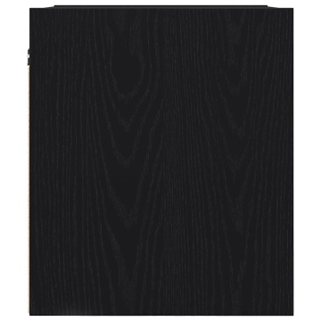 Noptiere de perete 2 buc Stejar negru 38x34x40 cm - Img 7