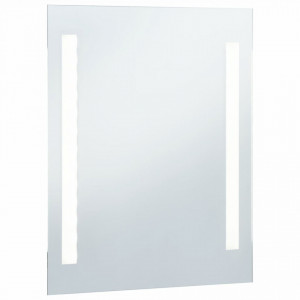 Oglindă cu LED de perete de baie, 60 x 80 cm - Img 4