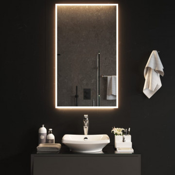 Oglindă de baie cu LED, 60x100 cm - Img 3