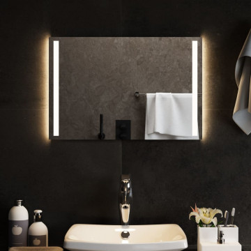 Oglinda de baie cu LED, 60x40 cm - Img 1