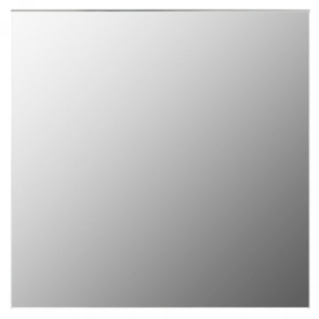 Oglindă de perete cu lumini LED, sticlă, pătrată - Img 4
