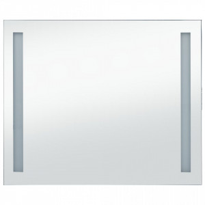 Oglindă de perete de baie cu LED, 60 x 50 cm - Img 2