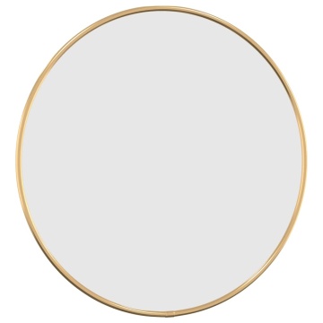Oglindă de perete rotundă, auriu, Ø 40 cm - Img 3