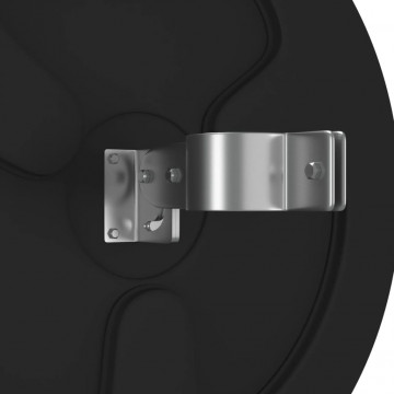 Oglindă de trafic convexă exterior, negru, Ø45 cm, policarbonat - Img 8