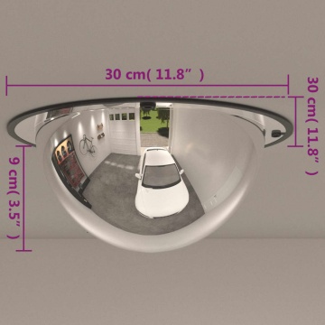 Oglindă de trafic cupolă completă, Ø30 cm, acril - Img 7