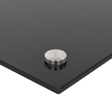 Panou antistropi bucătărie 2 buc. negru 70x40cm sticlă securiz. - Img 5