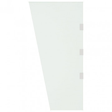 Panou lateral copertină ușă transparent 50x100 cm sticlă - Img 2