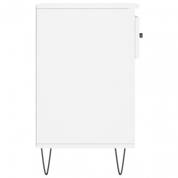 Pantofar, alb, 102x36x60 cm, lemn compozit - Img 6