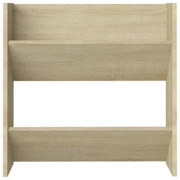 Pantofar de perete, stejar Sonoma, 60x18x60 cm, PAL - Img 4