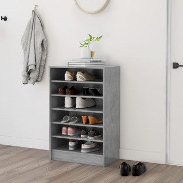 Pantofar, gri beton, 60x35x92 cm, PAL - Img 1