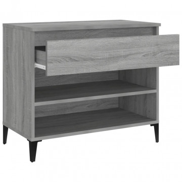Pantofar, gri sonoma, 70x36x60 cm, lemn prelucrat - Img 5
