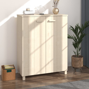 Pantofar, maro miere, 85x40x108 cm, lemn masiv de pin - Img 1