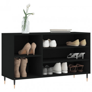 Pantofar, negru, 102x36x60 cm, lemn compozit - Img 3