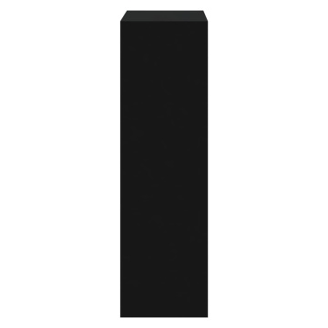 Pantofar, negru, 63x24x81 cm, lemn compozit - Img 8