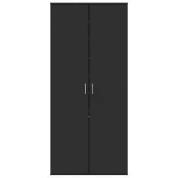 Pantofar, negru, 80 x 39 x 178 cm, PAL - Img 3