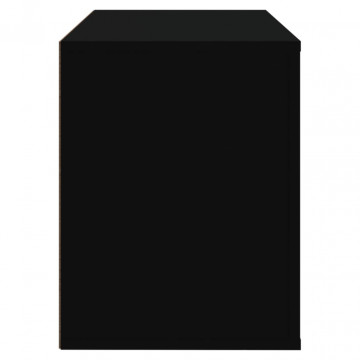Pantofar, negru, 80x35x45 cm, lemn compozit - Img 5
