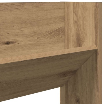 Pantofar perete, stejar artizanal, 80x18x90 cm, lemn prelucrat - Img 6
