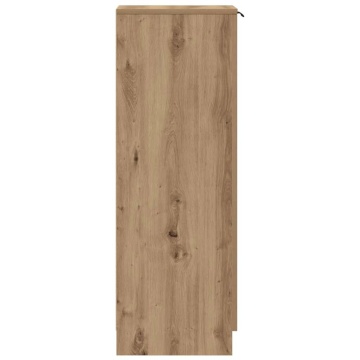 Pantofar, stejar artizanal, 29,5x35x100,5 cm lemn prelucrat - Img 8