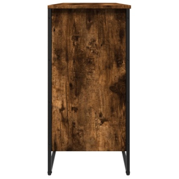 Pantofar, stejar fumuriu, 80x38x78 cm, lemn compozit - Img 8