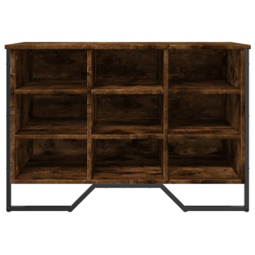 Pantofar, stejar fumuriu, 90x38x61,5 cm, lemn prelucrat - Img 4